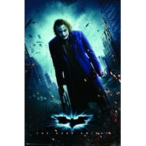 DC Comics Movie - The Dark Knight - The Joker - One Sheet Wall Poster, 22.375" x 34"