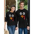 thumbnail image 3 of Tstars Mens Thanksgiving Shirt Holiday Turkey Face Shirt Gobble Funny Humor Thanksgiving Gift Shirts for Him Men Long Sleeve T Shirt, 3 of 6