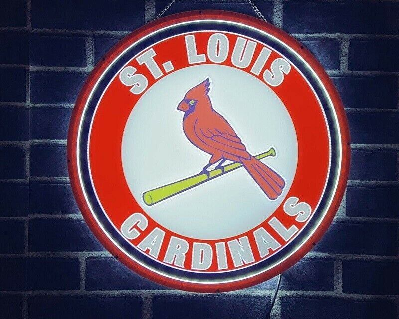 Man Cave St Louis Cardinals Neon Light Sign 14"x10" Wall Decor Lamp Bar Display 
