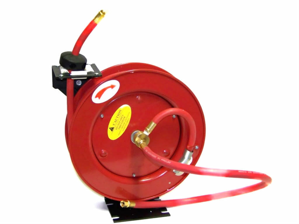 25FT 3/8 ID RETRACTABLE AIR HOSE WITH REEL HOSE AUTO REWIND AIR HOSE