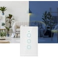 thumbnail image 3 of WiFi Touch Screen Switch, Remote Switch with Highly Sensitive Touch Keys, Suitable for Alexa Google, SIRI Voice Control, 3 Way AC, 3 of 5