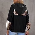 thumbnail image 4 of Sudadera con capucha para mujer, sudadera con capucha con estampado de leopardo, sudadera con capucha para mujer, camisa de manga larga, sudadera con cremallera para mujer, valor excepcional, 4 of 6