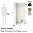 thumbnail image 5 of Systembuild Evolution Lory 36" Wide Mudroom Cabinet, White, 5 of 16