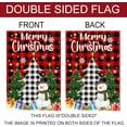 thumbnail image 3 of Christmas Flag, Christmas Flags 28 x 40 Double Sided, Merry Christmas Tree Snowman with Buffalo Plaid Check Burlap Large Winter House Flag Holiday Banners Decorations for Outdoor Garden Outside Lawn, 3 of 6