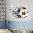 thumbnail image 2 of Naiovety Adhesivo de pared vinilo calcomanía Mural autoadhesivo multiusos fútbol interesante hogar suministros DIY Prop decoración de la Type2, 2 of 6