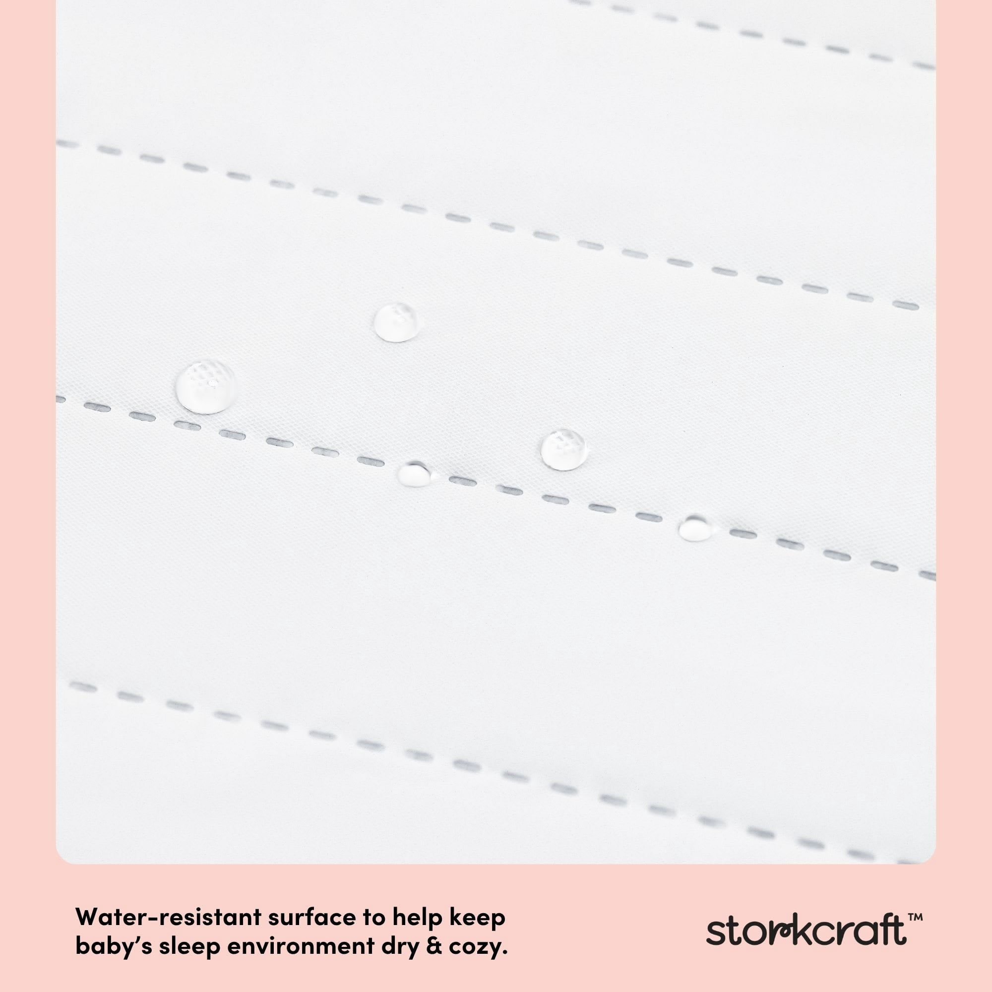 Storkcraft 6-Inch Water-Resistant Dual-Sided Crib and Toddler Mattress