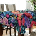 thumbnail image 5 of Yayeee Tablecloths 60" x 120" Rectangle Wrinkle Resistant Party Table Cover, Serene Floral Pattern, 5 of 8