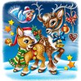 thumbnail image 1 of Pintura de Diamante 5D Wdftyju DIY Navidad Elk 30x30cm Kit de Decoración del Hogar, 1 of 9