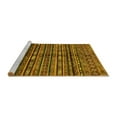 thumbnail image 2 of Ahgly Company Machine Washable Indoor Rectangle Abstract Yellow Modern Area Rugs, 5' x 8', 2 of 4