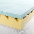 thumbnail image 4 of Priage  4" Swirl Gel Memory Foam Mattress Topper, 4 of 5