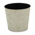 thumbnail image 1 of Maceta redonda de plástico, color crema, 9 pulgadas, de Planter Cheung, 1 of 1