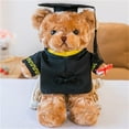 MeetYTOYS Graduation Panda Bear with Black Cap Graduation Christmas