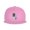 Pink, variant on Flat Bill Snapback Hats for Men Women Pancreatic Cancer Awareness Flag Hip Hop Style Plain Baseball Cap Black