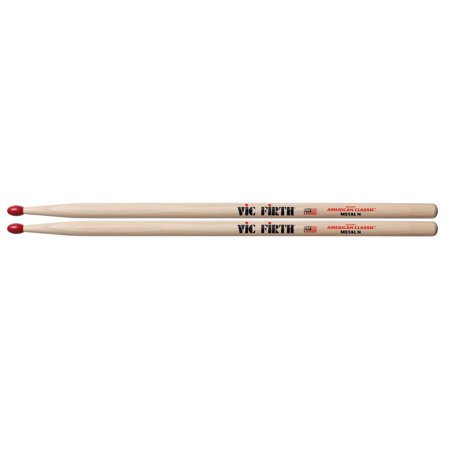 CMN American Classic Hickory Drumsticks Nylon Classic Metal, Model CMN By Vic (Best Drumsticks For Metal)