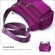 thumbnail image 5 of 1 bolso bandolera de nailon multicapa impermeable para un solo hombro, 5 of 8