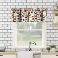 thumbnail image 3 of Chicken Animal Curtains Valances for Kitchen Vintage Cocks and Hens Rustic Chicken Curtains Valances Living Room Decor 54"x18", 3 of 5