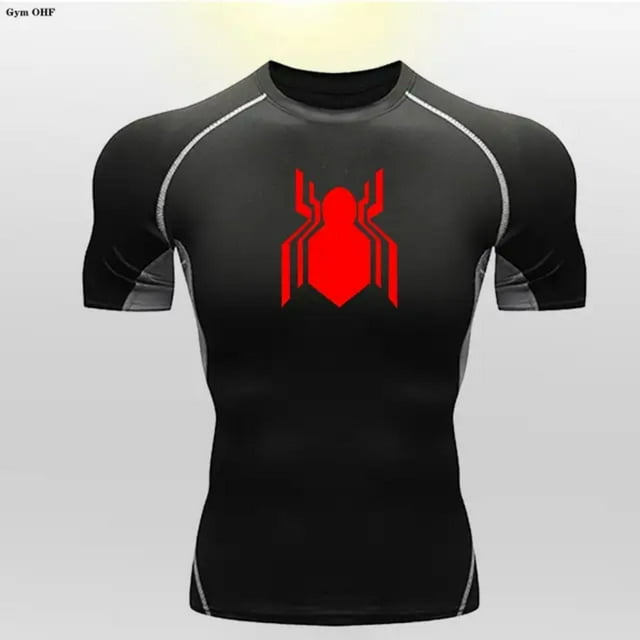 LNGOOR T-shirt de Sport à Manches Longues pour Enfants, Compression, Séchage Rapide, Course, Gym, Entraînement Physique, Rashgard, Collants