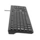 thumbnail image 3 of Teclado Getttech GGK-ESMWR-01 Slim alambrico cable 1.5m 109 teclas silenciosas español latinoamerica USB-A color negro, 3 of 11