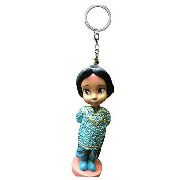 Princess Jasmine 3" Toddler Baby Animator PVC Key Ring Keychain Figure Aladdin