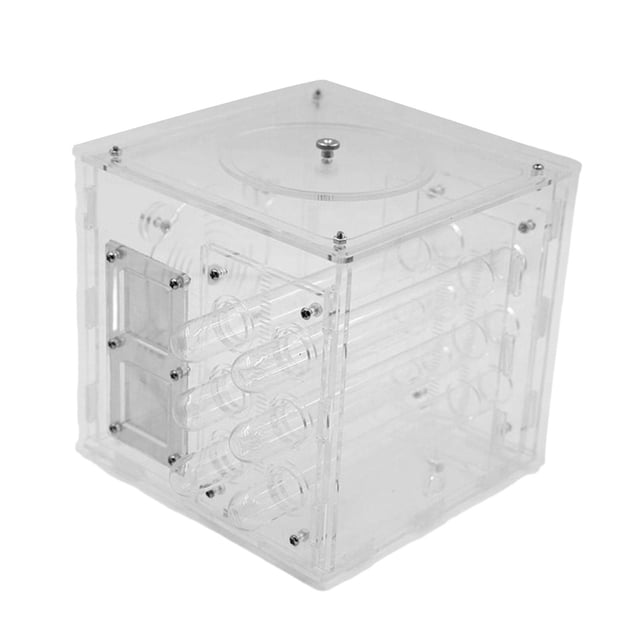 Mornei Small Farm Educational Science Study Transparent Compact Formicarium 15cmx15cmx15cm