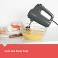 thumbnail image 5 of BLACK+DECKER Helix Performance Premium Hand Mixer, 5-Speed Mixer, Grey, MX600G, 5 of 8
