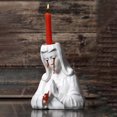 thumbnail image 4 of Candelabro de resina de monja llorando, candelabro, escultura, decoración de Halloween, manualidades de escritorio para el hogar, adornos decorativos, 4 of 7