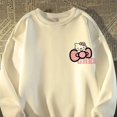 thumbnail image 1 of Sanrio-suéter de Hello Kitty con dibujos animados de Anime Y2K, abrigo para pareja de chicas picantes, Top holgado de gran tamaño, Top de Academia de moda coreana, Otoño/Invierno 2023, 1 of 4
