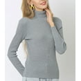 thumbnail image 4 of Womens Sweaters Pullover Long Sleeve Tops Slim Fit Turtleneck Knit Sweater Tops Alsol Lamesa(S-5XL), 4 of 6