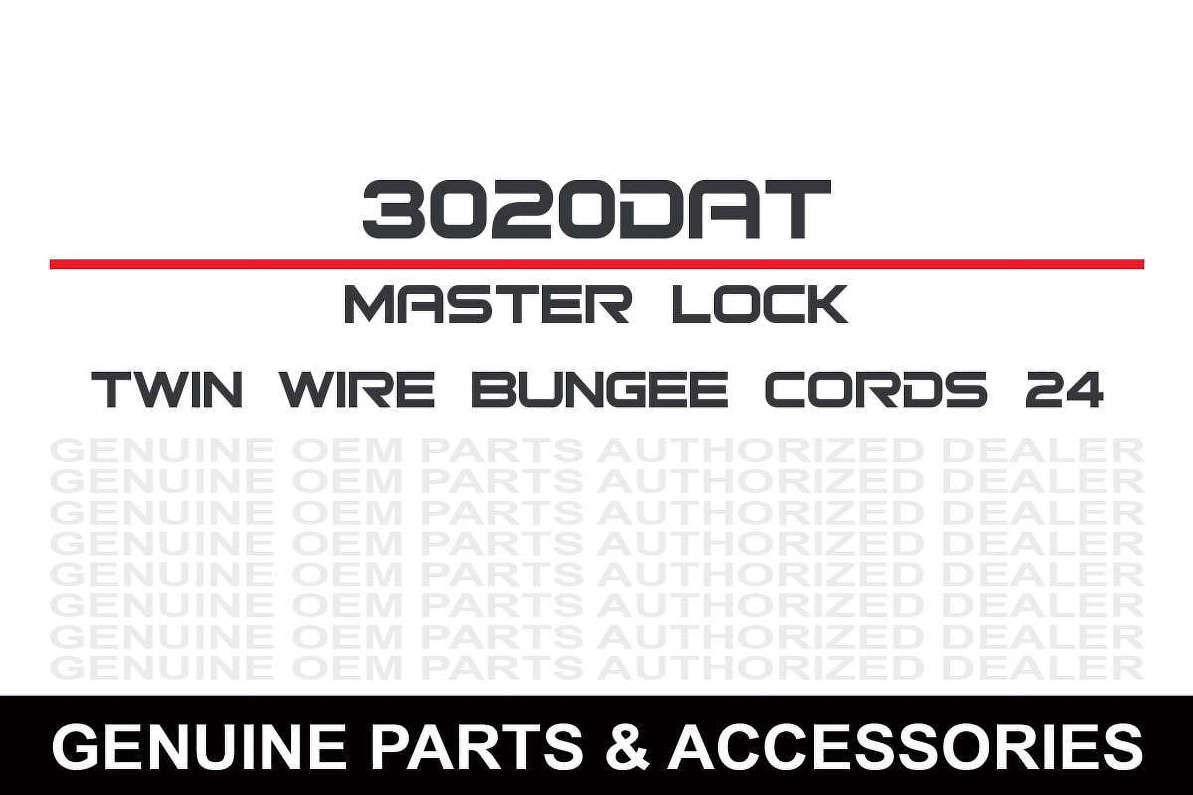 Master Lock 3020DAT 24" x 9.5 Bungee Cord 2 Pack