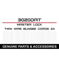 thumbnail image 2 of Master Lock 3020DAT 24" x 9.5 Bungee Cord 2 Pack, 2 of 2