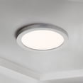 thumbnail image 3 of Maxim 57692WTSN 7 in. Chip Satin Nickel LED Flush Mount Ceiling Light, 3 of 3