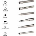 thumbnail image 4 of Set of 12 screwdrivers for adjusting the carburetors of small Echo and STIHL engines, with brush and cleaning tool kit., 4 of 5