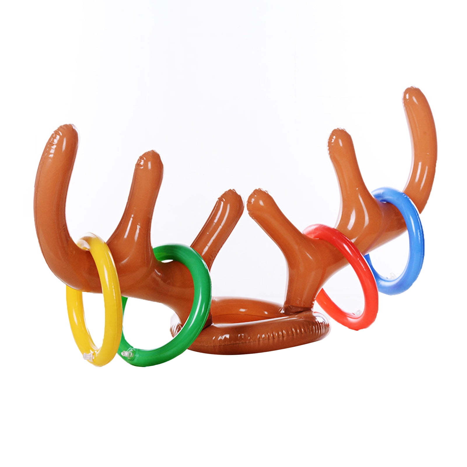 Ammoon Inflatable Reindeer Antler Ring Toss Game Interactive Christmas