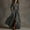 Dresses-1026Gray, variant on Gamivast Plaid Dress for Women A-Line Maxi Dress Lapel Long Sleeve Shirt Dresses Plaid Pattern Belted High Waist Flowy Fall Winter Daily Wear