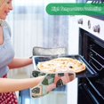 thumbnail image 2 of Yayeee Pot Holders Kitchen Heat Resistant with Pocket 7"x9.8" Cotton Oven Cooking Hot Pads, Pink Sleeping Cat, 2 of 7