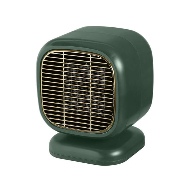 Calentador eléctrico portátil calentador interior dormitorio Ptc calentador de cerámica máquina de calefacción 600w (verde)