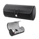 thumbnail image 4 of Joyero organizador de almacenamiento de relojes de cuero PU para anillos, vitrina de viaje Negro Hugo Caja de joyería de reloj, 4 of 6