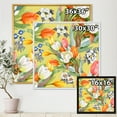 thumbnail image 4 of Designart 'Blooming Orange and White Tulips IV' Traditional Framed Canvas Wall Art Print, 4 of 5
