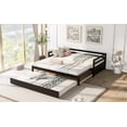 thumbnail image 5 of Tensun Espresso Daybed with Trundle, Twin-to-King Extendable Bed, Bedroom Living Room Guest Room Sanctuary, 5 of 5