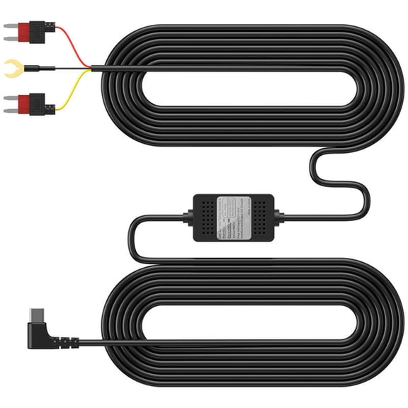 lixuesong DashCam Hardwire Set USB C Hard Wire Set USB C Power Port for 24Hour Parking Safe and Stable Power Supply