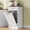 White, variant on SELOOYE 10 Gallon Tilt Out Trash Can Cabinet , Wooden Hidden Garbage Can Holder with Storage Drawers for Kitchen and Dining Room, Laundry Hamper Cabinet for Bathroom, White
