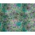thumbnail image 5 of oneOone Polyester Lycra Light Mint Green Fabric Florals Quilting Supplies Print Sewing Fabric By The Yard 56 Inch Wide, 5 of 6
