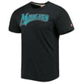 thumbnail image 2 of Men's Homage Charcoal Miami Marlins Hand-Drawn Logo Tri-Blend T-Shirt, 2 of 3