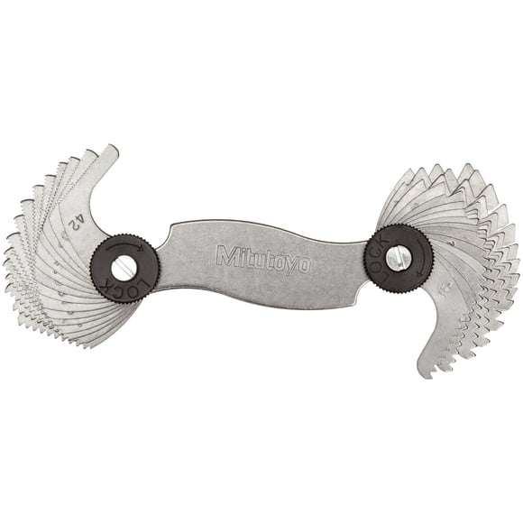 Calibrador de Paso de Rosca Mitutoyo 188-111 4-42 TPI 30 Láminas