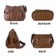 thumbnail image 2 of ELDA Bolsos cruzados para mujer, bolsos de bolsillo, bolsos y bolsos de cuero PU suave, bolso de hombro con múltiples bolsillos, 2 of 5