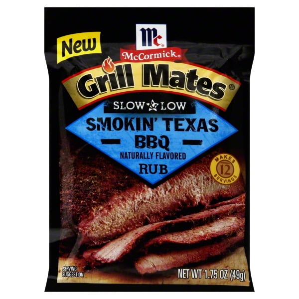 McCormick® Grill Mates® Smokin' Texas BBQ Grill Mates Rub 1.75 Oz