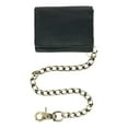 thumbnail image 1 of Cazoro  RFID Vintage Leather Trifold Chain Wallet (Men's), 1 of 5