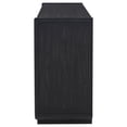 thumbnail image 5 of Coaster Leandro 2-Drawer Wood Dining Sideboard Server in Burnished Black, 5 of 11