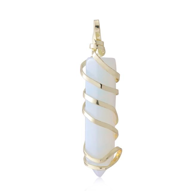 Colgante de Cristal Qarigey Regalo Hecho a Mano Blanco Type3 NO3