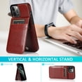 thumbnail image 2 of Compatible with iPhone 14 Pro Max Wallet Case (2022), Soft PU Leather Card Holder Case with Kickstand Slim Protective Flip Case for iPhone 14 Pro Max 6.7 Inch, 2 of 7